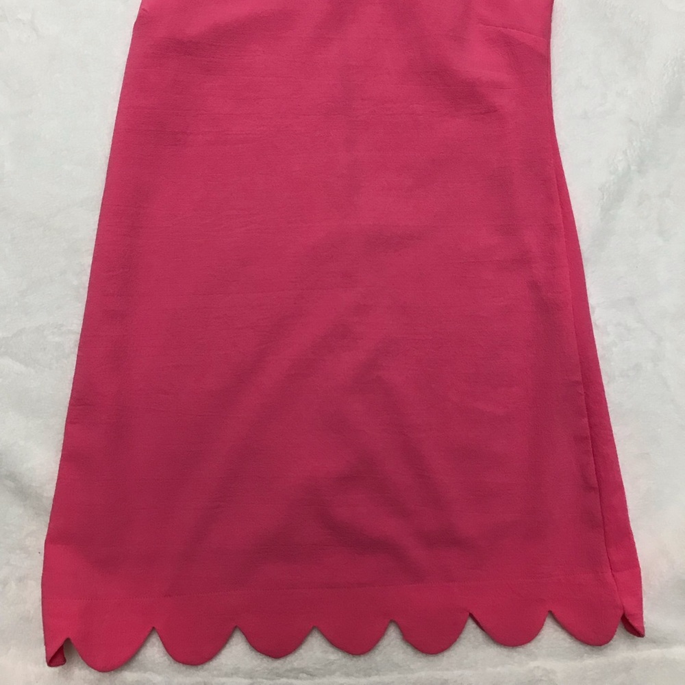 Pink scallop dress